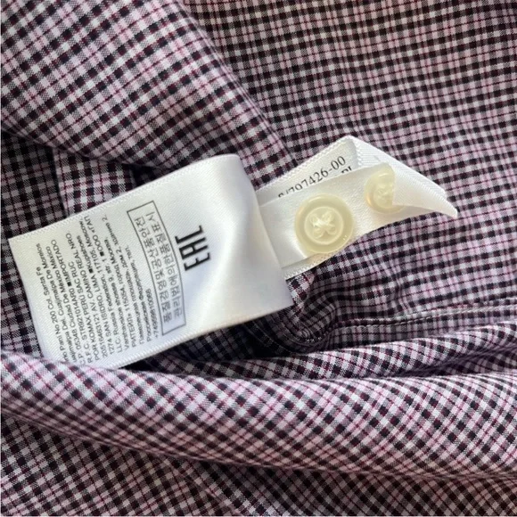 Banana Republic Men's Purple Striped Dress Shirt - Picture 5 of 8